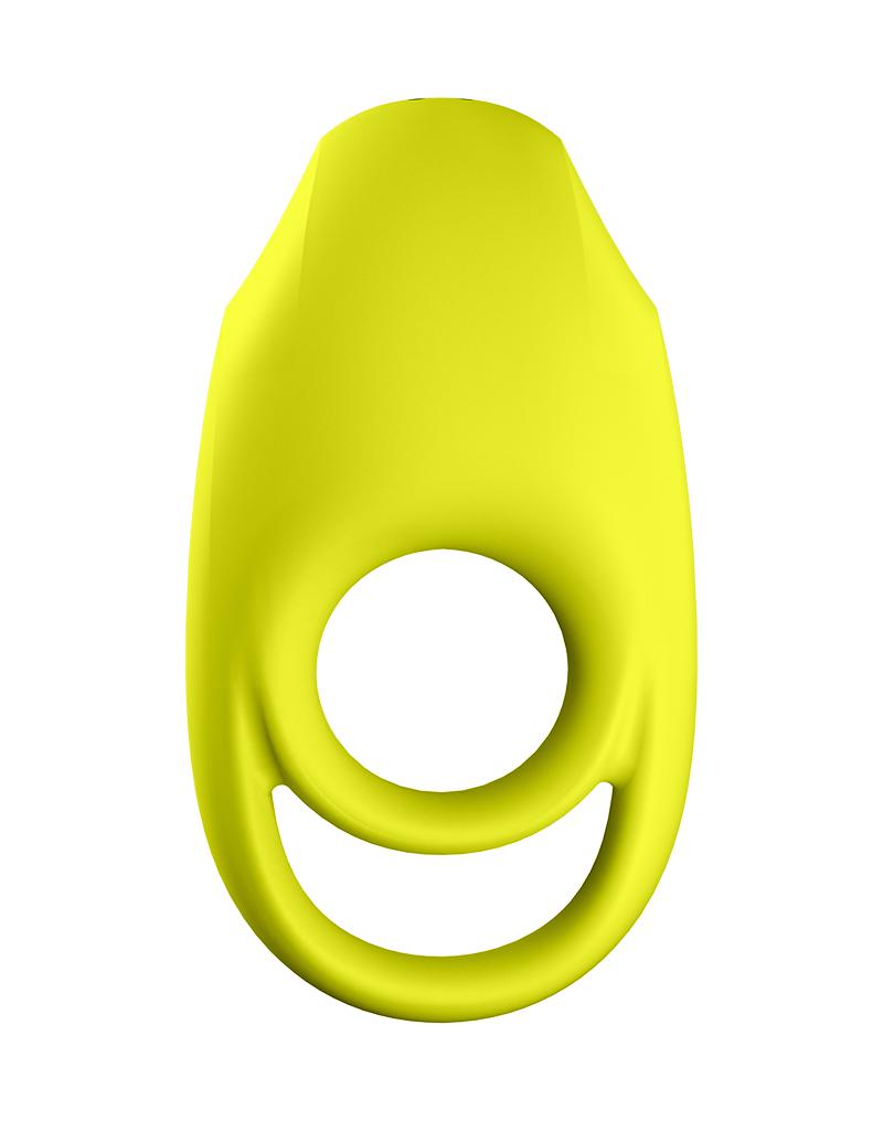 Satisfyer - Vibrerende Cockring Met Partner Stimulator - Koppel Vibrator Spectacular Duo - Geel