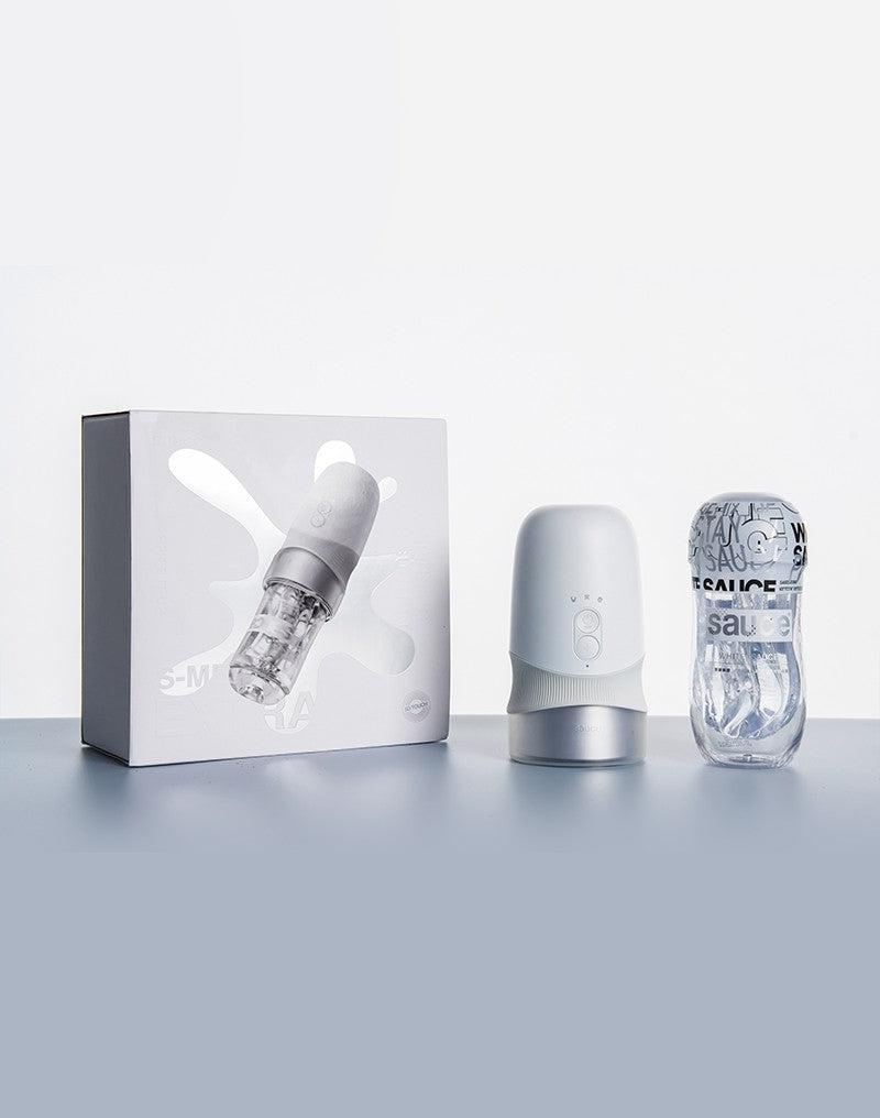 Sauce - Extra Sauce - Elektronische Masturbator Plus White Sauce Masturbator Sleeve - Met 5D Touch Sensor