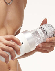 Sauce - Extra Sauce - Elektronische Masturbator Plus White Sauce Masturbator Sleeve - Met 5D Touch Sensor