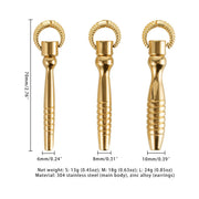 Sevanda - Bad Boy Training - Urethral Plugs Set - Goud