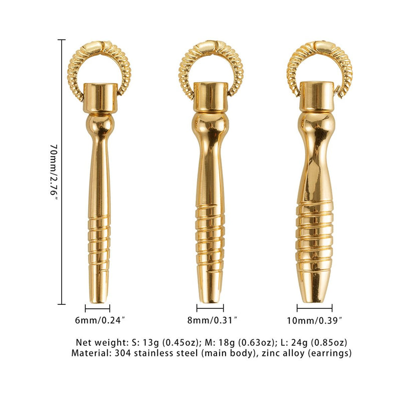 Sevanda - Bad Boy Training - Urethral Plugs Set - Goud