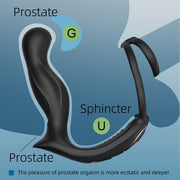 Sevanda - Black Mamba - Cockring met Vibrerende Prostaat Massager