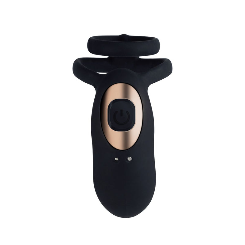 Sevanda - Black Mamba - Cockring met Vibrerende Prostaat Massager