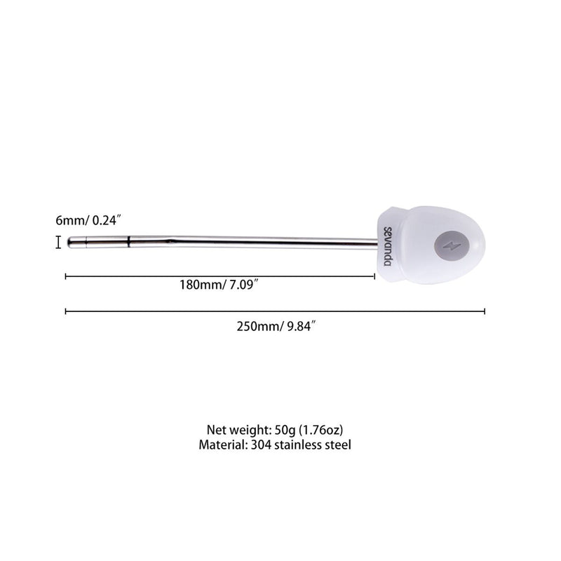 Sevanda - Vibrerende & E-stim Metalen Urethral Dilator