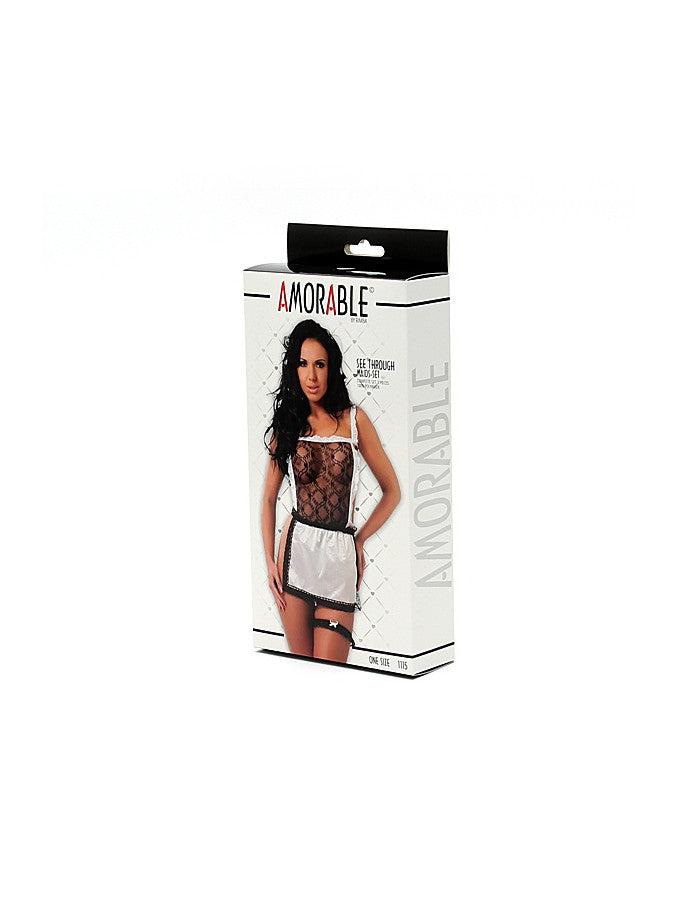 Amorable - Sexy Dienstmeisje - Driedelig