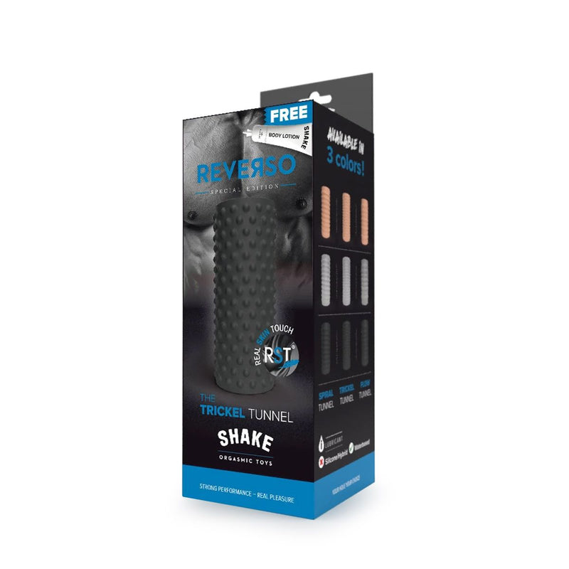 Shake - The Trickle - Masturbator en Penis Sleeve - Zwart