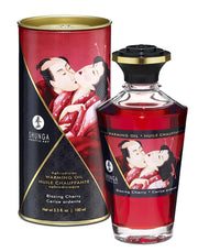 Shunga - Aphrodisiac - Verwarmende Olie Voor Erogene Zones - Om te Kussen/Likken - Blazing Cherry
