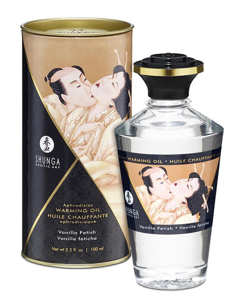 Shunga - Aphrodisiac - Verwarmende Olie Voor Erogene Zones - Om te Kussen/Likken - Vanilla Fetish