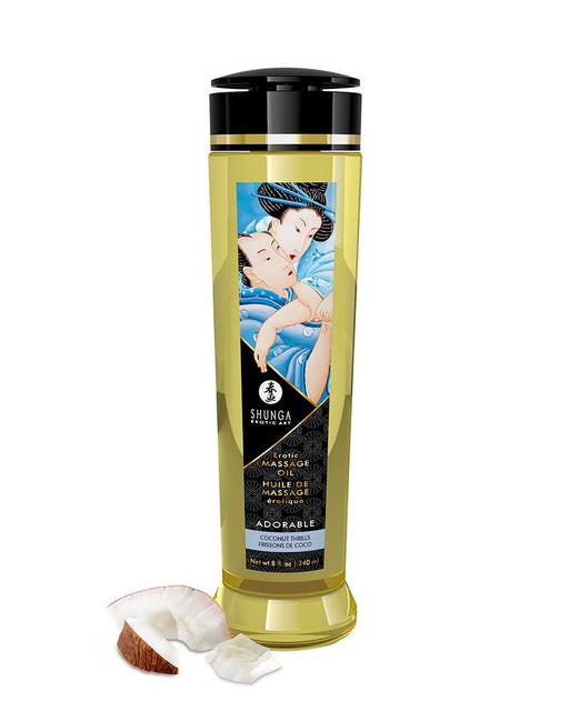 Shunga - Massageolie - Adorable Coconut - 240 ml