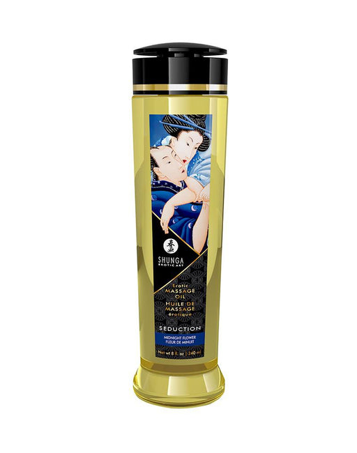 Shunga - Massageolie - Seduction Midnight Flower - 240 ml