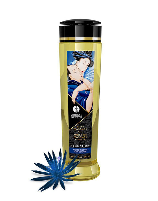 Shunga - Massageolie - Seduction Midnight Flower - 240 ml