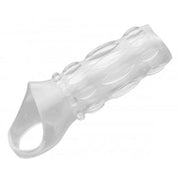 Size Matters - Penis Sleeve Met Relief - Transparant-Erotiekvoordeel.nl