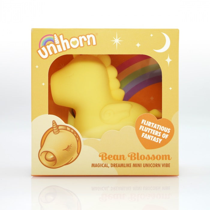 Unihorn Bean Blossom - Clitoris Vibrator - Geel-Erotiekvoordeel.nl