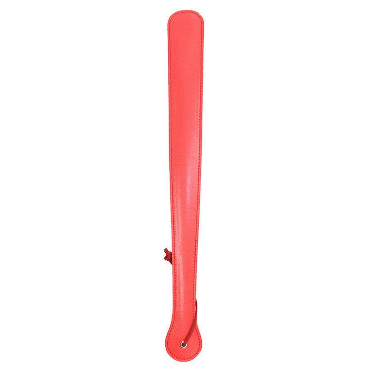 Smalle Leren plak Clap - Rood