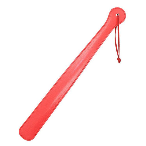 Smalle Leren plak Clap - Rood