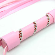 Smart Moves - Flogger - Handvat Gedecoreerd met Kettingen - 64 cm - Roze-Erotiekvoordeel.nl