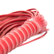 Smart Moves - Lederen Flogger - Rood-Erotiekvoordeel.nl