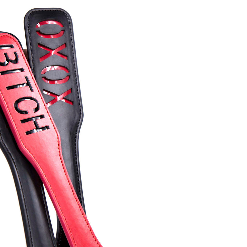 Smart Moves - Paddle BITCH - 32 cm - Rood-Erotiekvoordeel.nl