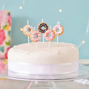 Smiling Faces - Taartkaarsjes - Cupcake Versiering - Donuts - 5 stuks-Erotiekvoordeel.nl
