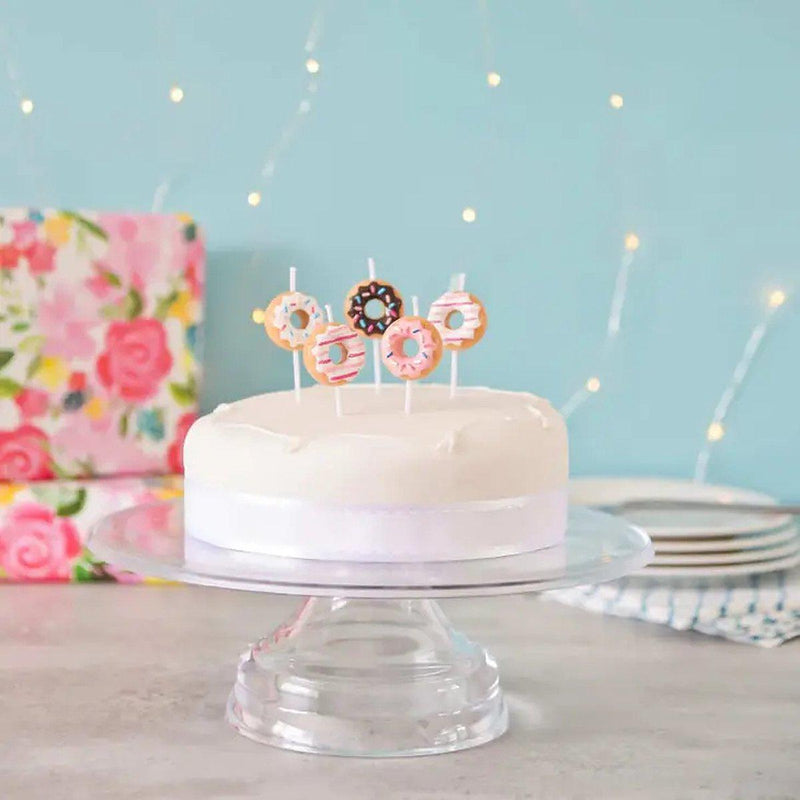 Smiling Faces - Taartkaarsjes - Cupcake Versiering - Donuts - 5 stuks-Erotiekvoordeel.nl