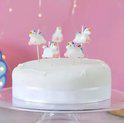 Smiling Faces - Taartkaarsjes - Cupcake Versiering - Unicorn - 5 stuks-Erotiekvoordeel.nl