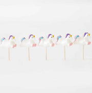 Smiling Faces - Taartkaarsjes - Cupcake Versiering - Unicorn - 5 stuks-Erotiekvoordeel.nl
