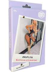Snapshot - #nofilter - Bodystocking met Strass steentjes - One Size - Zwart-Erotiekvoordeel.nl