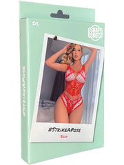 Snapshot - #strikeapose - Visnet Body - One Size - Rood-Erotiekvoordeel.nl