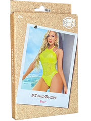 Snapshot - #sunnybunny - Kanten Body - One Size - Geel-Erotiekvoordeel.nl