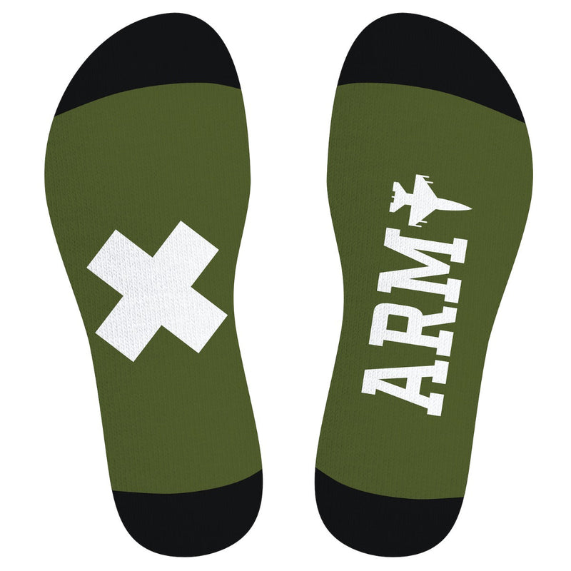 SneakXX - Voetbal Sokken ARMY - Groen