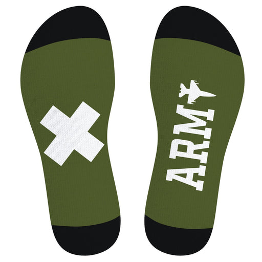 SneakXX - Voetbal Sokken ARMY - Groen
