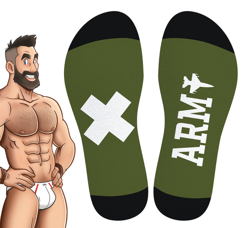 SneakXX - Voetbal Sokken ARMY - Groen