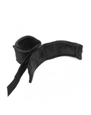 Rimba - Soft Bondageset handboeien En blinddoek - Zwart