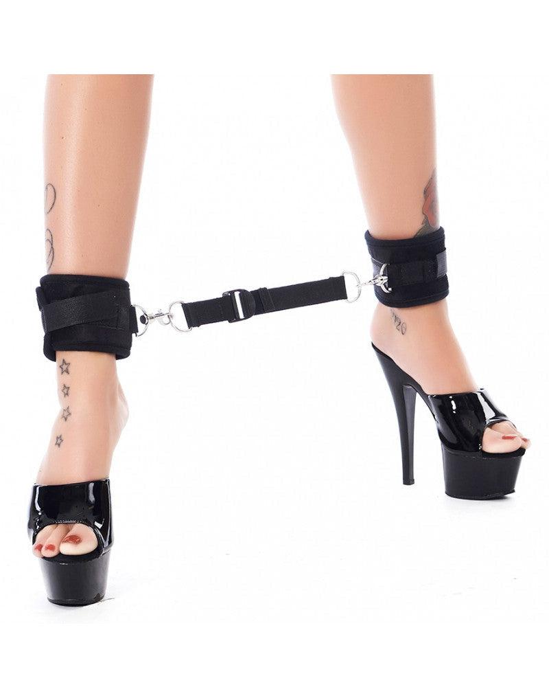 Rimba - Soft Bondageset voetboeien Set Met spreidband