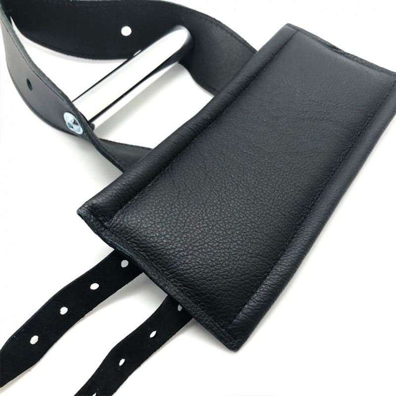 665 - DeLuxe Suspension Handboeien - Leder - Zwart