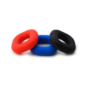 Sport Fucker - Big Boner - Elastische Cockring - Liquid Siliconen - Rood