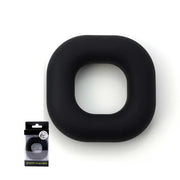 Sport Fucker - Big Boner - Elastische Cockring - Liquid Siliconen - Zwart