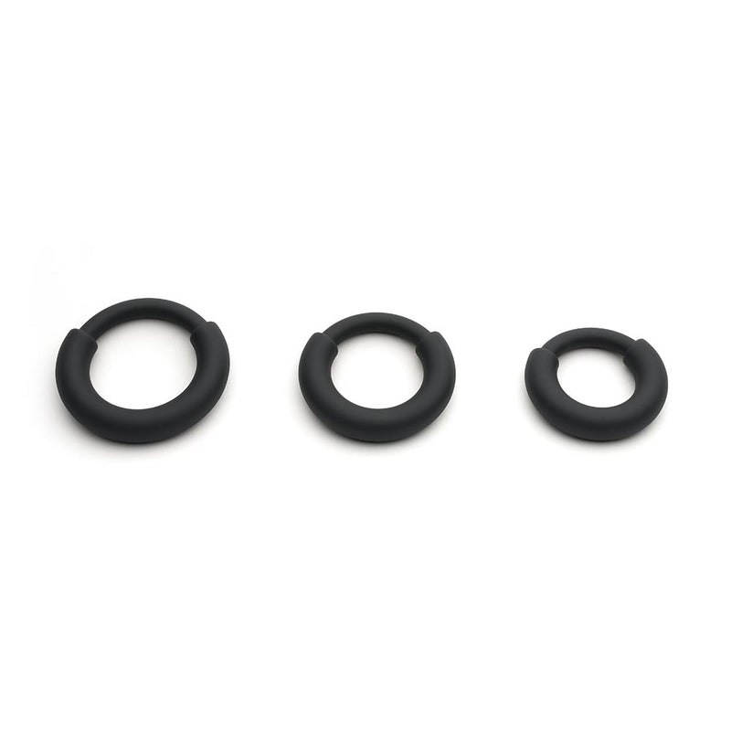 Sport Fucker - Fusion Ring - Siliconen Cockring met RVS binnenring - 3 maten
