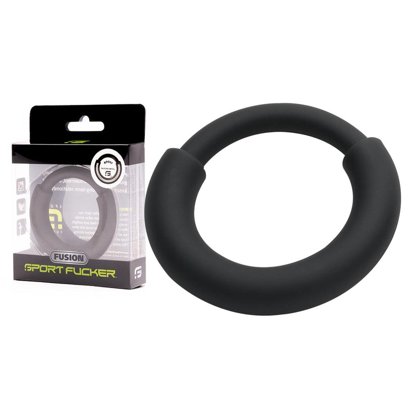 Sport Fucker - Fusion Ring - Siliconen Cockring met RVS binnenring - 3 maten