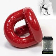 Sport Fucker - Half Guard Cockring - Siliconen/TPR - Rood