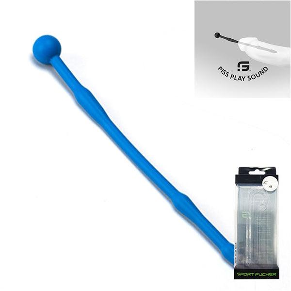 Sport Fucker - Piss Play Sound - Holle Dilator - 18 cm - Blauw