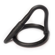Sport Fucker - Siliconen Cockring Met Penisplug - Zwart