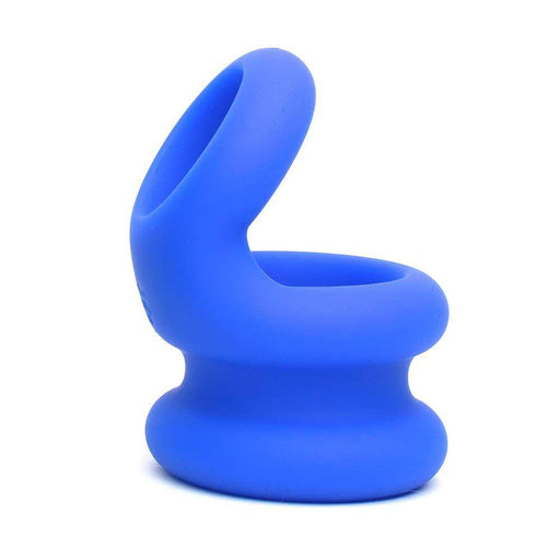Sport Fucker - Switch Hitter - Rekbare Cockring & Ballstretcher - Blauw