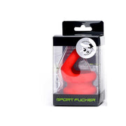Sport Fucker - Switch Hitter - Rekbare Cockring En Ballstretcher - Rood