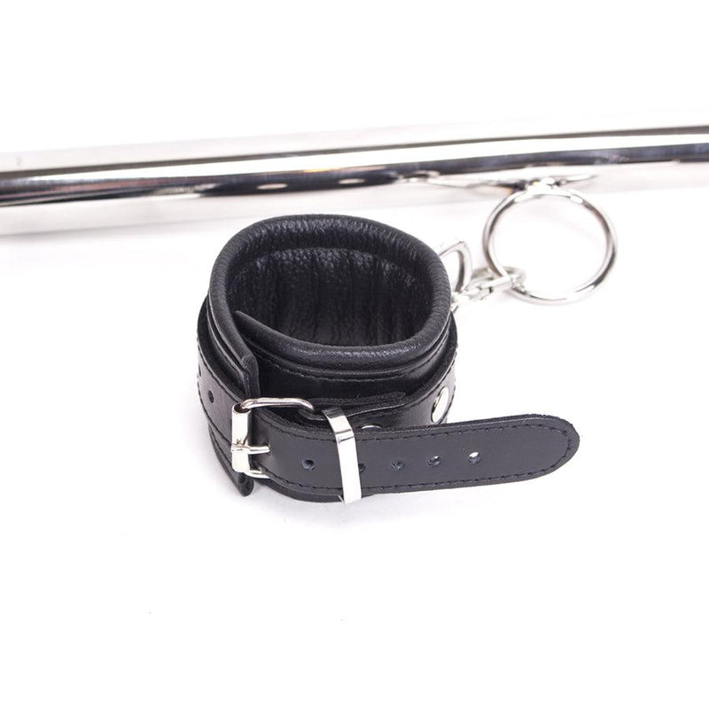 Kiotos - Spreidstang - Spreader Bar - Met Lederen Boeien en Halsband