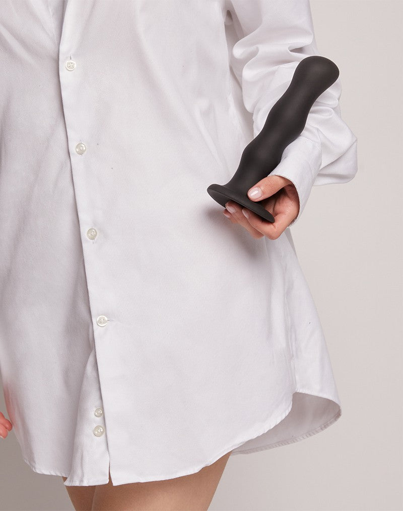 Strap-On-Me - Anaal Dildo - Buttplug Geisha Balls - Losse Roterende Balletjes - Zwart