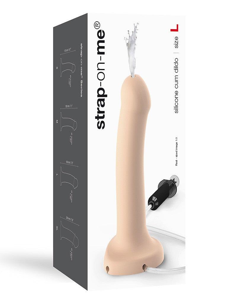 Strap-On-Me - Ejaculerende/Spuitende Dildo - Lichte Huidskleur