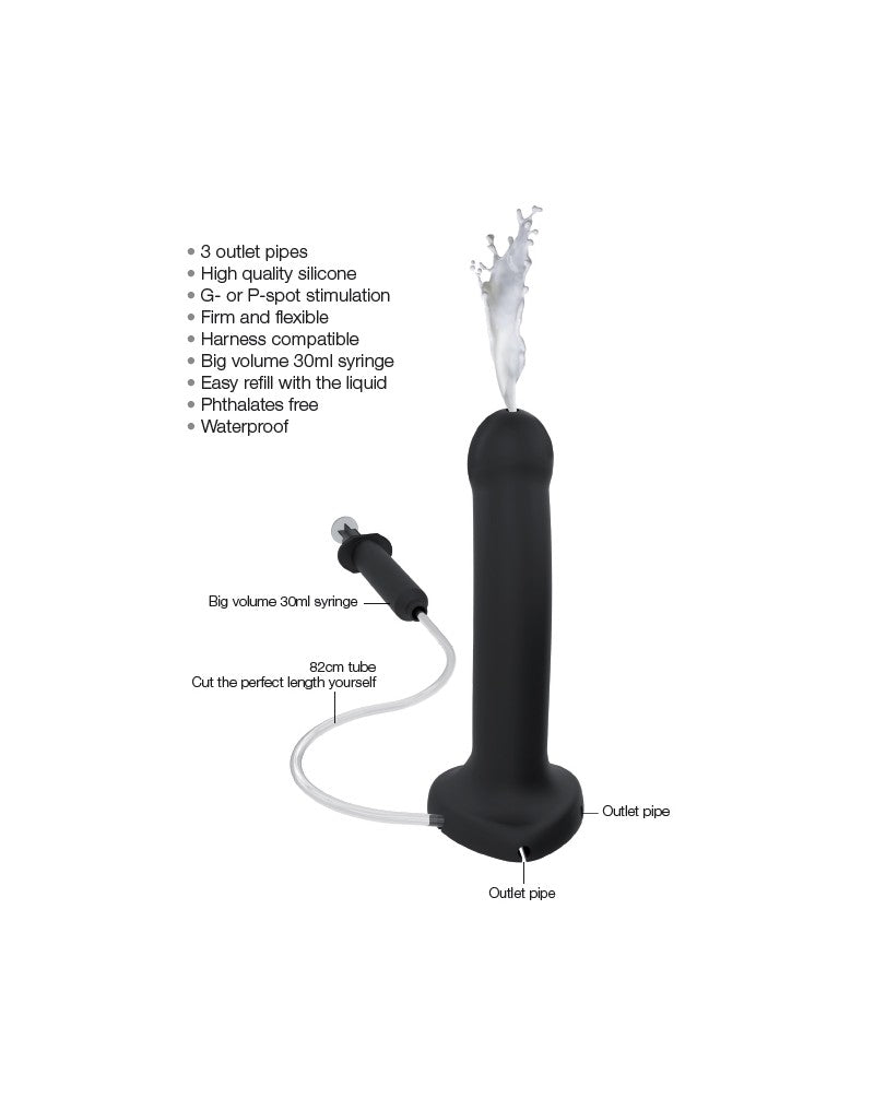 Strap-On-Me - Ejaculerende/Spuitende Dildo - Lichte Huidskleur