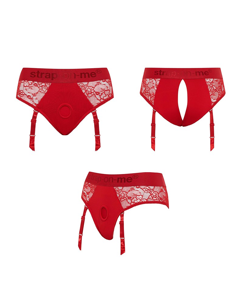 Strap-On-Me - Diva - Strap-On Harnas - Rood-Erotiekvoordeel.nl