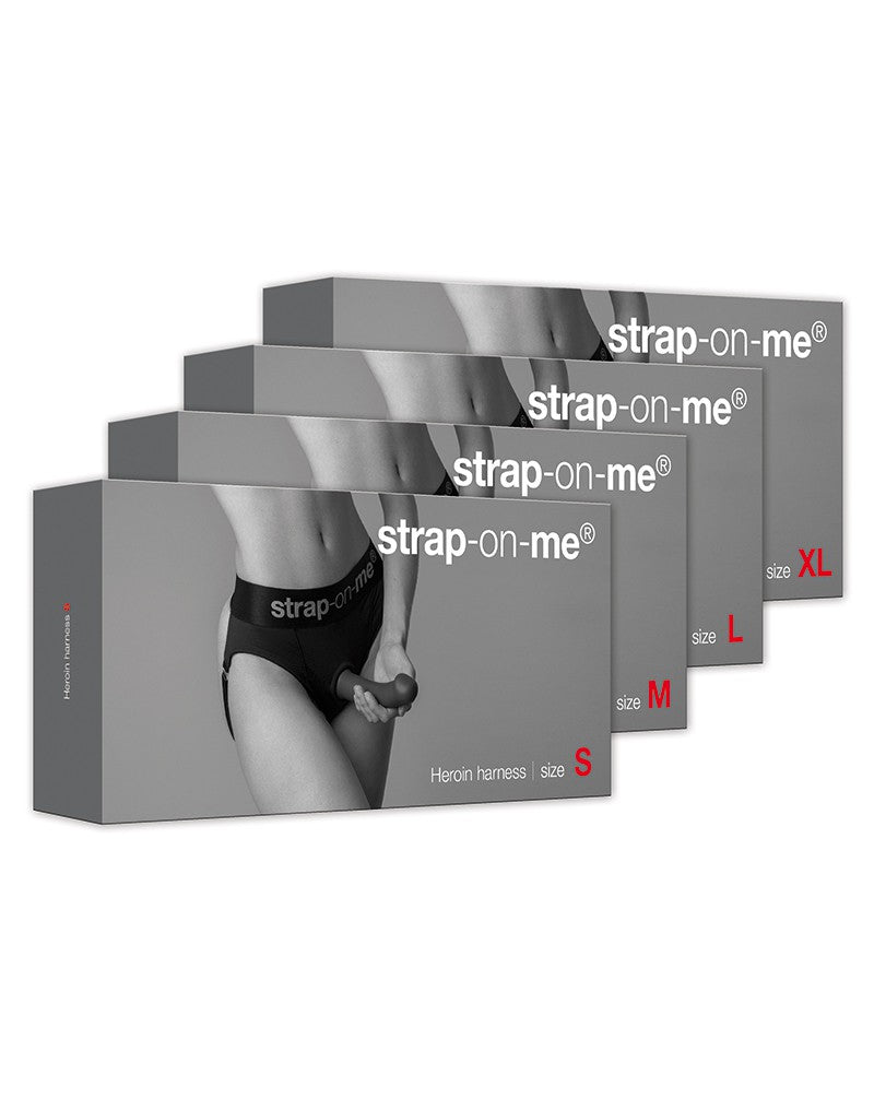 Strap-On-Me - Heroine - Strap-On Harnas - Zwart